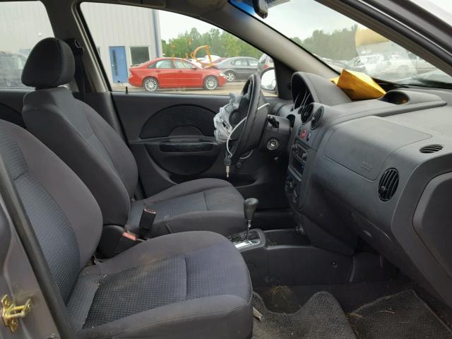 KL1TD56616B549804 - 2006 CHEVROLET AVEO BASE Boz foto 5