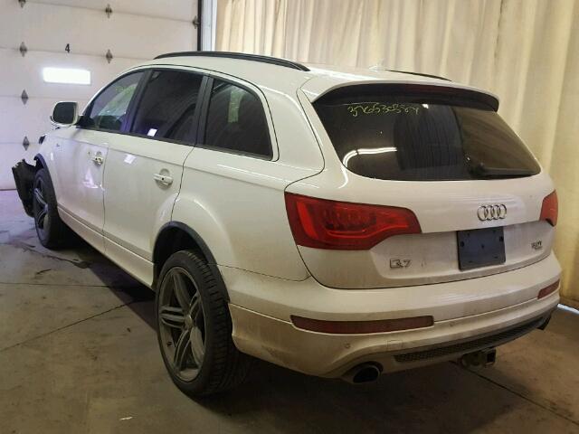 WA1DGAFE1ED014120 - 2014 AUDI Q7 PRESTIG WHITE photo 3