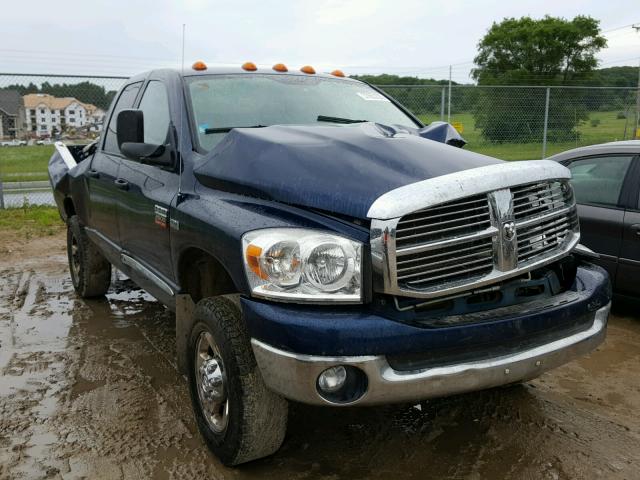 3D7KS28D68G135566 - 2008 DODGE RAM 2500 S BLUE photo 1