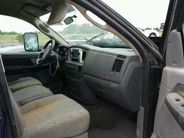 3D7KS28D68G135566 - 2008 DODGE RAM 2500 S BLUE photo 5