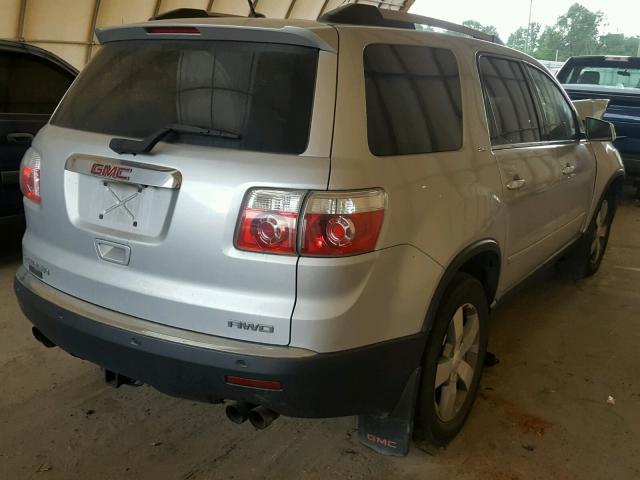 1GKKVSED2BJ185784 - 2011 GMC ACADIA SLT 银色 照片 4