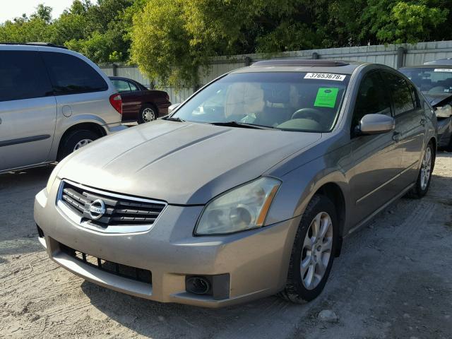 1N4BA41E97C831339 - 2007 NISSAN MAXIMA SE BROWN photo 2