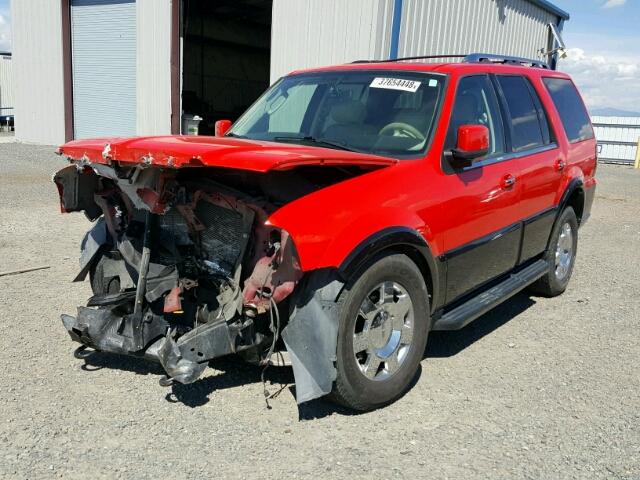 5LMFU28535LJ02630 - 2005 LINCOLN NAVIGATOR წითელი ფოტო 2