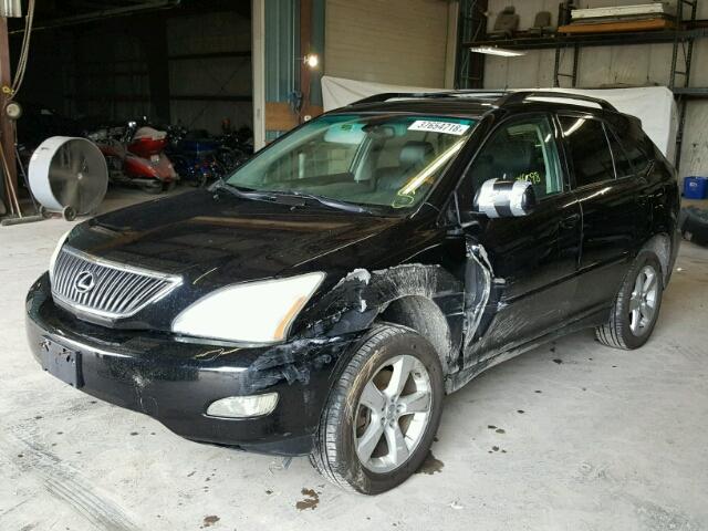 JTJHA31U540047790 - 2004 LEXUS RX 330 BLACK photo 2