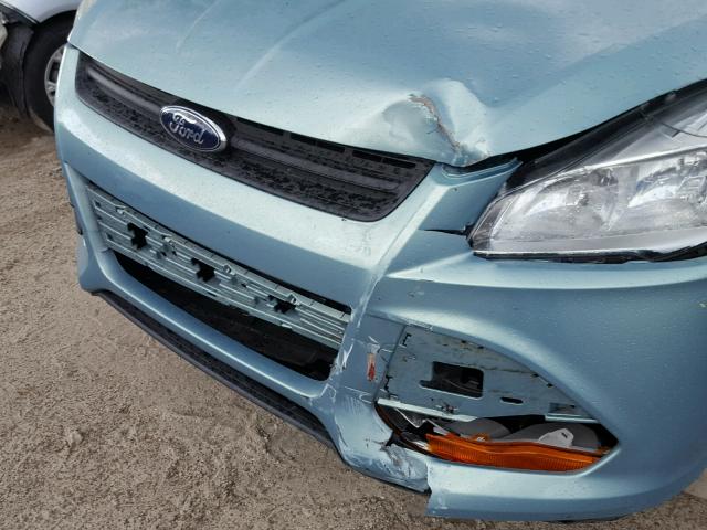 1FMCU0F77DUA38289 - 2013 FORD ESCAPE S BLUE photo 9