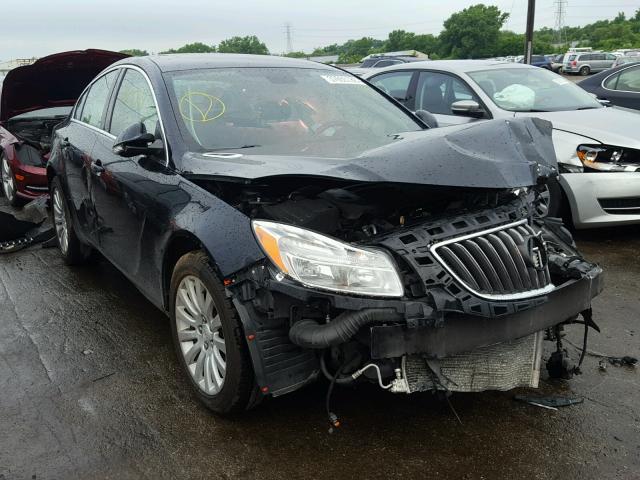 2G4GS5EV6D9155573 - 2013 BUICK REGAL PREM BLACK photo 1