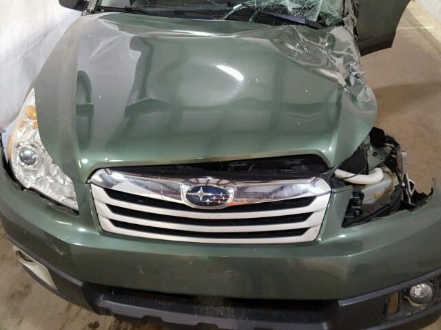 4S4BRBGC9B3391625 - 2011 SUBARU OUTBACK 2. GREEN photo 7