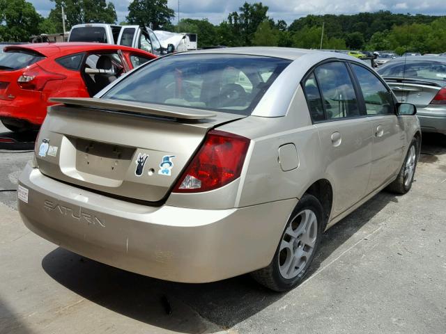 1G8AL52F33Z128558 - 2003 SATURN ION LEVEL TAN photo 4