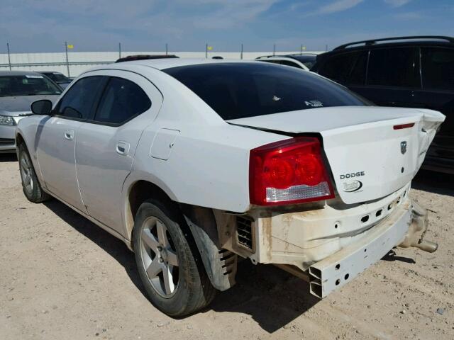 2B3CA2CV5AH268781 - 2010 DODGE CHARGER WHITE photo 3