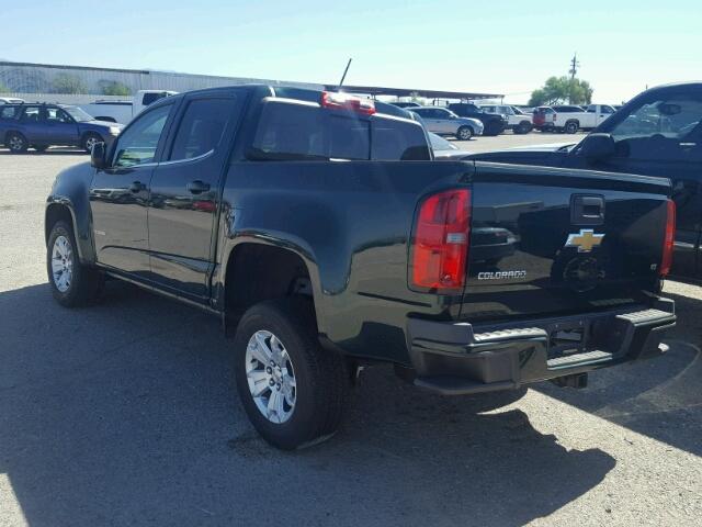1GCGSCE31G1215307 - 2016 CHEVROLET COLORADO L GREEN photo 3