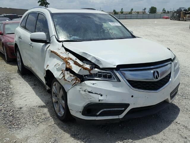 5FRYD3H89FB001899 - 2015 ACURA MDX ADVANC WHITE photo 1