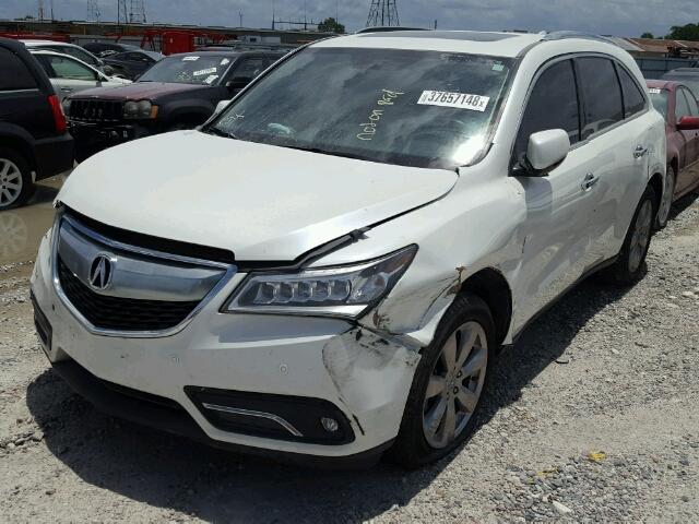 5FRYD3H89FB001899 - 2015 ACURA MDX ADVANC თეთრი ფოტო 2