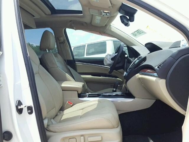 5FRYD3H89FB001899 - 2015 ACURA MDX ADVANC თეთრი ფოტო 5