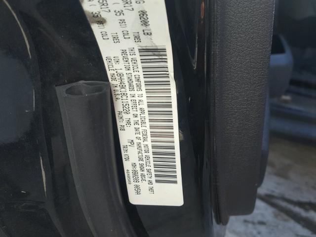 1J8HH48K18C115220 - 2008 JEEP COMMANDER BLACK photo 10