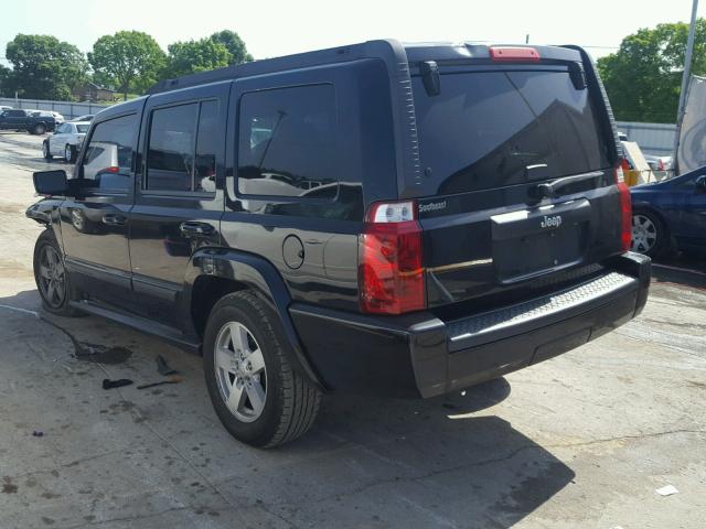 1J8HH48K18C115220 - 2008 JEEP COMMANDER BLACK photo 3