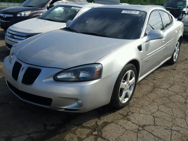 2G2WC58C771216752 - 2007 PONTIAC GRAND PRIX SILVER photo 2