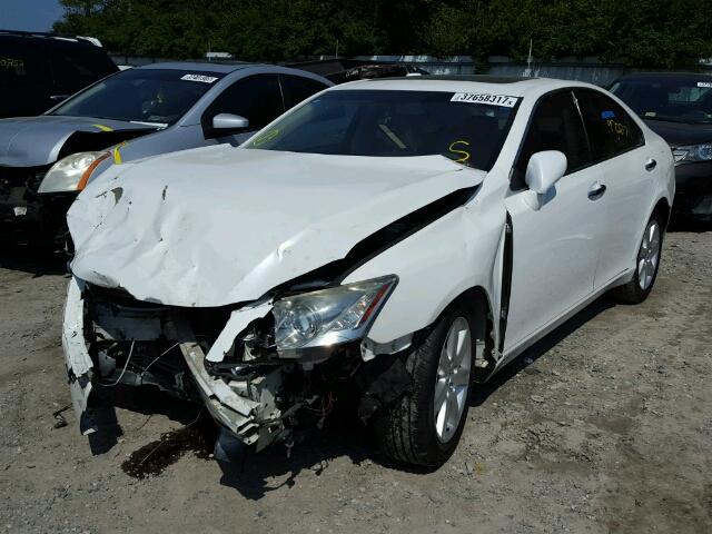 JTHBJ46G592285294 - 2009 LEXUS ES 350 WHITE photo 2