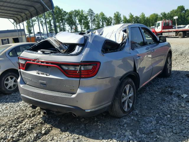 1C4RDHDG2EC599698 - 2014 DODGE DURANGO LI SILVER photo 4