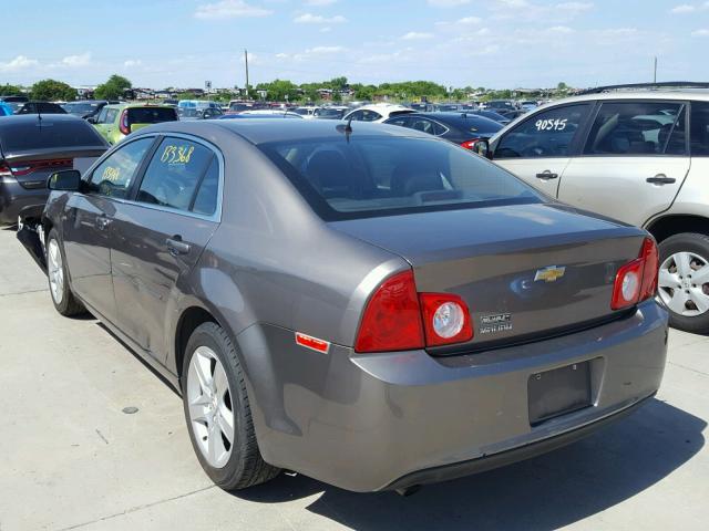 1G1ZB5E19BF391688 - 2011 CHEVROLET MALIBU LS ნაცრისფერი ფოტო 3