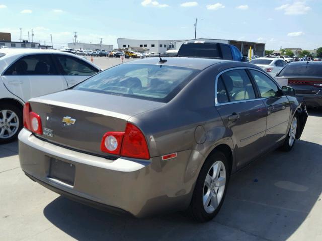 1G1ZB5E19BF391688 - 2011 CHEVROLET MALIBU LS ნაცრისფერი ფოტო 4