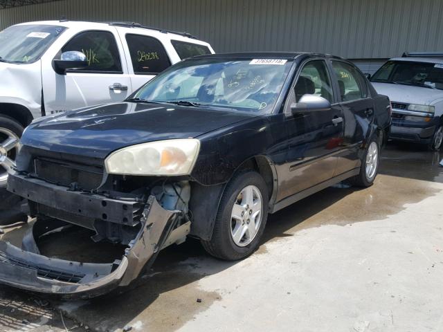 1G1ZT52834F203930 - 2004 CHEVROLET MALIBU LS BLACK photo 2