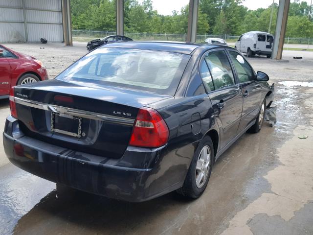 1G1ZT52834F203930 - 2004 CHEVROLET MALIBU LS BLACK photo 4