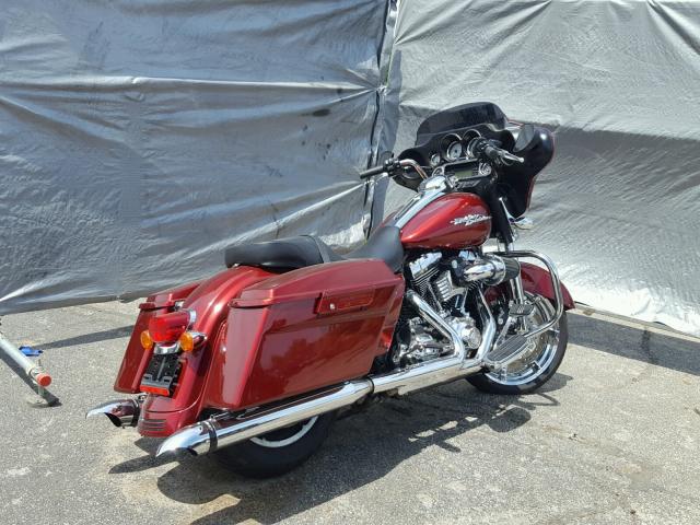 1HD1KB4189Y636921 - 2009 HARLEY-DAVIDSON FLHX RED photo 4