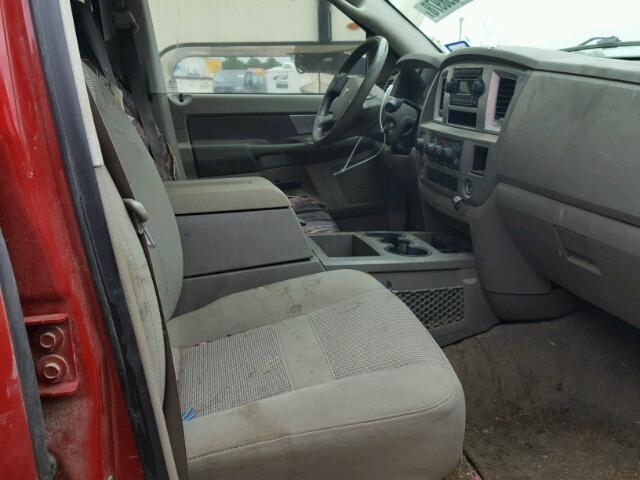 3D7KS28AX8G131803 - 2008 DODGE RAM 2500 S RED photo 5