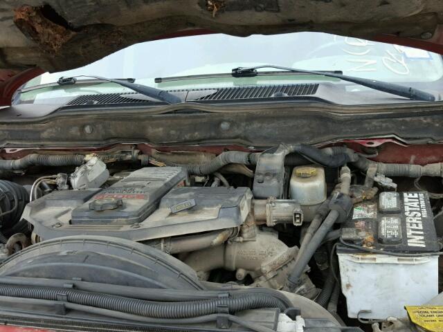 3D7KS28AX8G131803 - 2008 DODGE RAM 2500 S RED photo 7