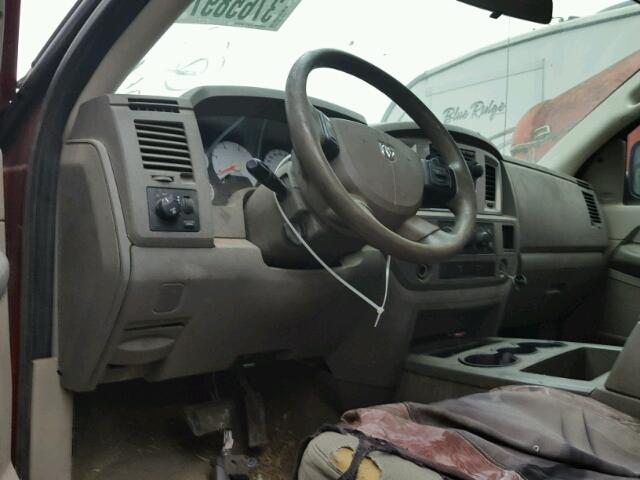 3D7KS28AX8G131803 - 2008 DODGE RAM 2500 S RED photo 9