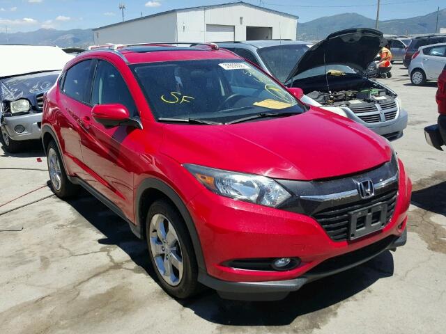 3CZRU6H55GM756875 - 2016 HONDA HR-V EX RED photo 1