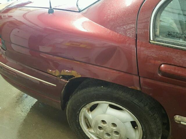 2G1WL52M5V9168169 - 1997 CHEVROLET LUMINA BAS მუქწითელი ფოტო 10