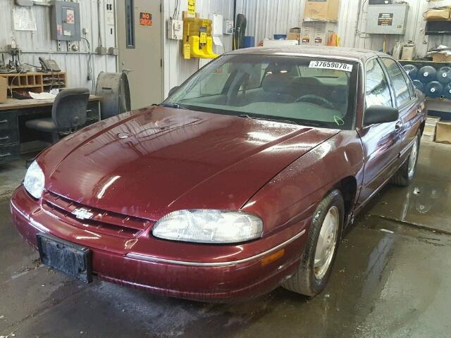 2G1WL52M5V9168169 - 1997 CHEVROLET LUMINA BAS MAROON photo 2