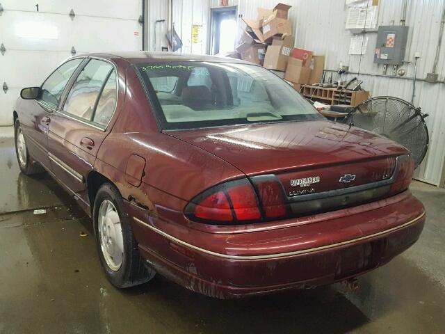 2G1WL52M5V9168169 - 1997 CHEVROLET LUMINA BAS მუქწითელი ფოტო 3
