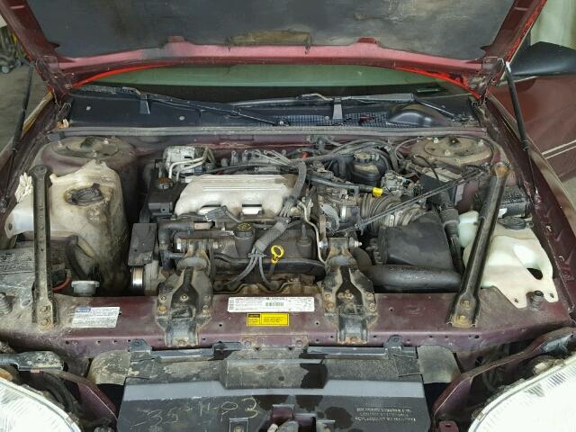 2G1WL52M5V9168169 - 1997 CHEVROLET LUMINA BAS MAROON photo 7