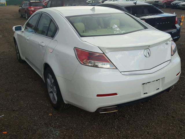 19UUA8F56EA000233 - 2014 ACURA TL TECH WHITE photo 3