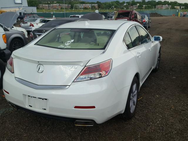 19UUA8F56EA000233 - 2014 ACURA TL TECH WHITE photo 4