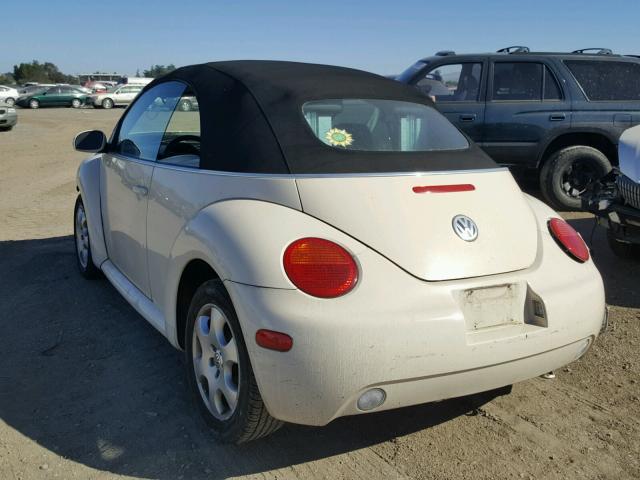 3VWCK21Y53M301885 - 2003 VOLKSWAGEN NEW BEETLE 米色 照片 3