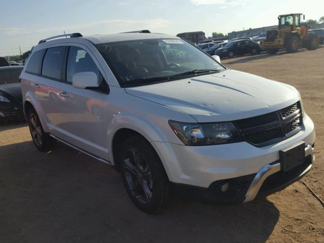 3C4PDCGB8FT664490 - 2015 DODGE JOURNEY CR WHITE photo 1