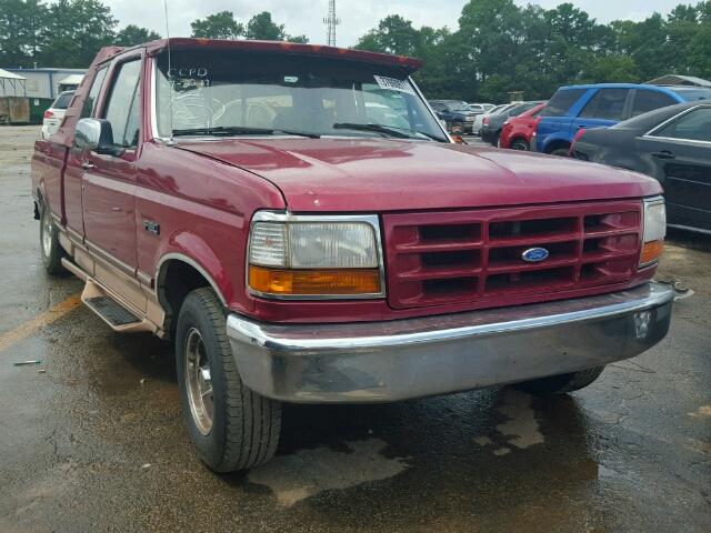 1FTEX15N4SKB63530 - 1995 FORD F150 MAROON photo 1