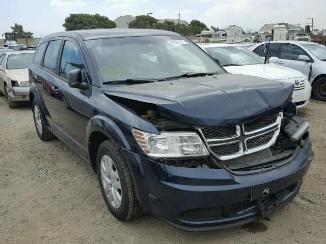 3C4PDCAB5DT679972 - 2013 DODGE JOURNEY BLUE photo 1