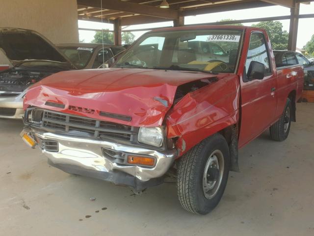 1N6SD11S8LC416770 - 1990 NISSAN D21 SHORT RED photo 2