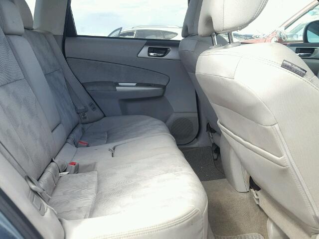 JF2SH63699G745162 - 2009 SUBARU FORESTER 2 GREEN photo 6