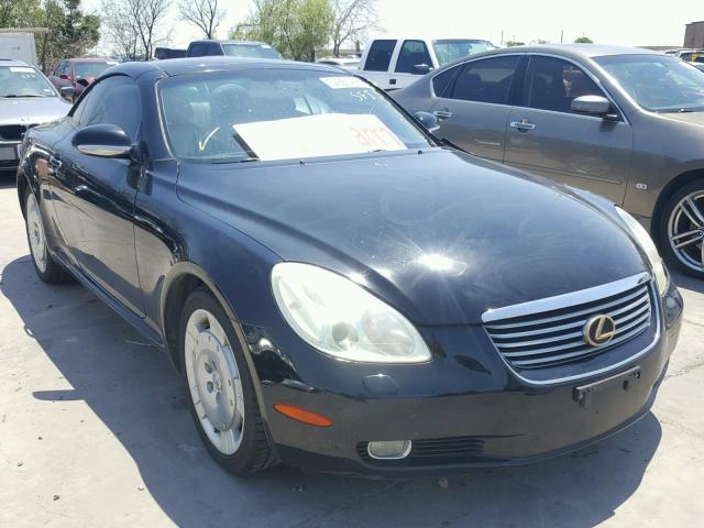 JTHFN48Y020014284 - 2002 LEXUS SC 430 BLACK photo 1