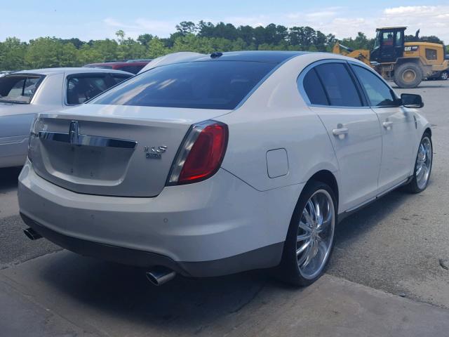 1LNHM94R99G613898 - 2009 LINCOLN MKS WHITE photo 4