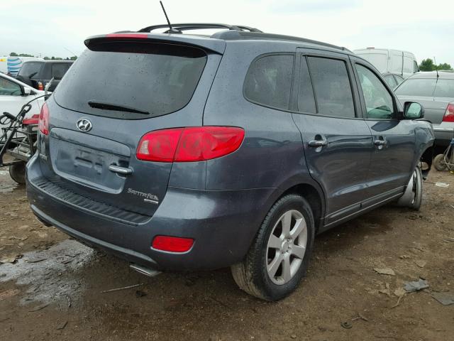 5NMSH13E67H112519 - 2007 HYUNDAI SANTA FE S GRAY photo 4