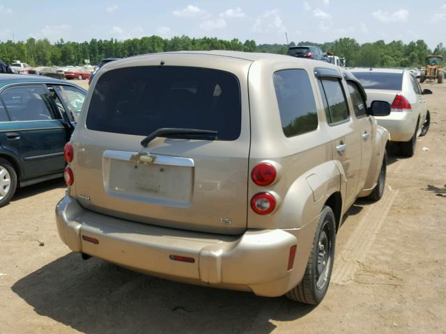 3GNDA13DX7S546091 - 2007 CHEVROLET HHR LS GOLD photo 4
