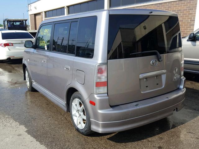 JTLKT334064110553 - 2006 TOYOTA SCION XB SILVER photo 3