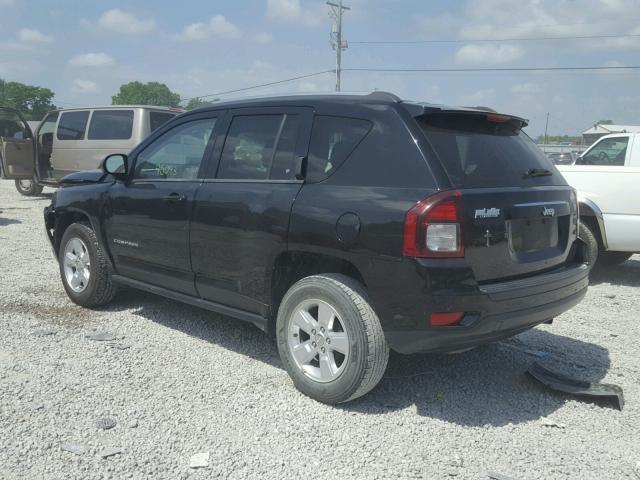 1C4NJCBA4ED749734 - 2014 JEEP COMPASS SP BLACK photo 3