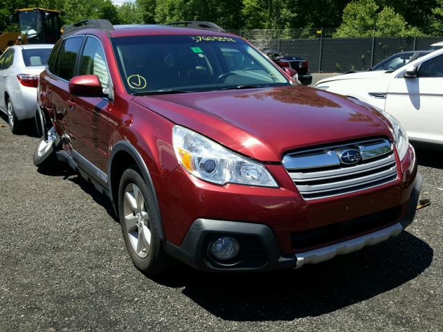 4S4BRCLC6D3302107 - 2013 SUBARU OUTBACK 2. RED photo 1